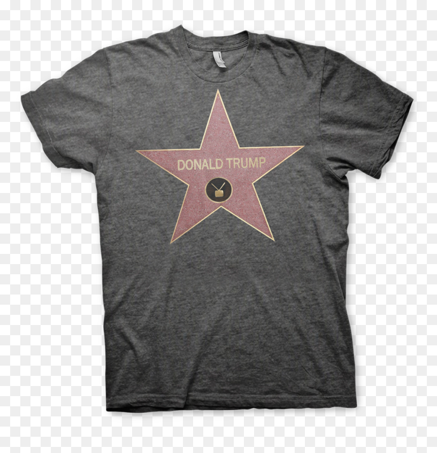 Trump Hollywood Star T Shirt, HD Png Download - hollywood star png