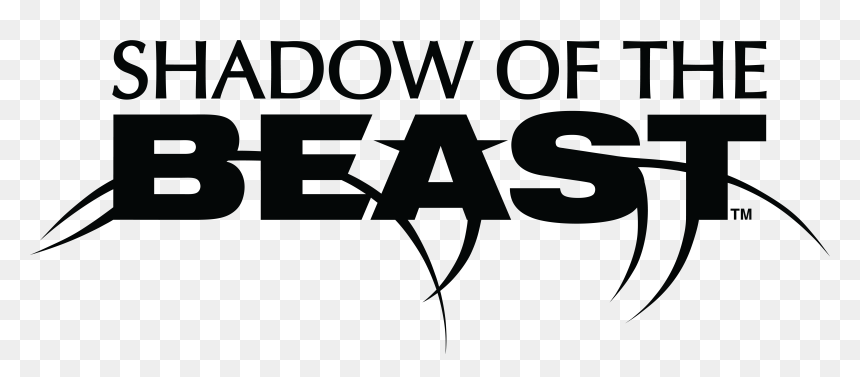 Shadow Of The Beast (6333x2486), Png Download - Shadow Of The Beast Logo, Transparent Png - beauty and the beast characters png