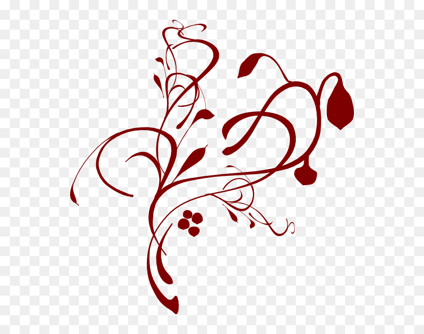 Brown Vine Clip Art At Clker - Vines Clip Art, HD Png Download - rose vines png