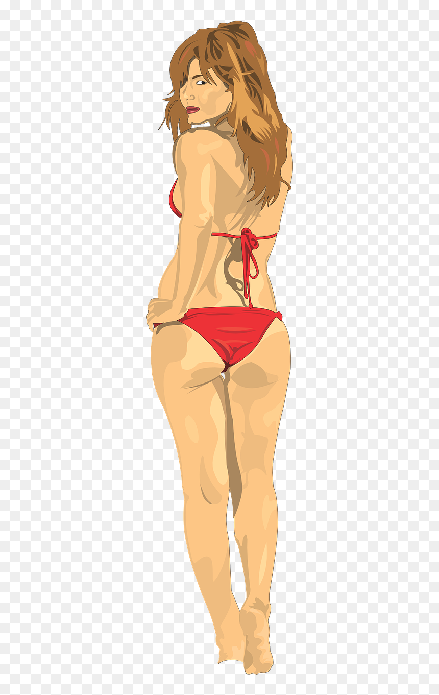 Girl In Bikini Png Transparent, Png Download - bikini model png