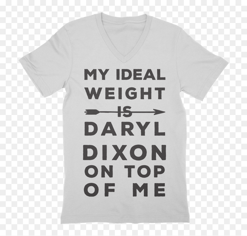 Ideal Weight Is Daryl Dixon On Top V-neck - Active Shirt, HD Png Download - daryl dixon png