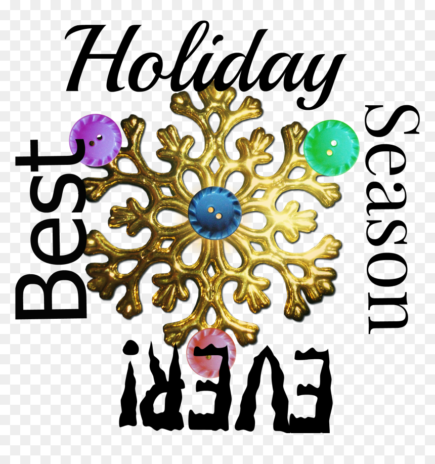 Christmas Images 3rd Day Of December- Virtual Scrapbooking - Gifts For Outdoors Person, HD Png Download - gold snowflake png