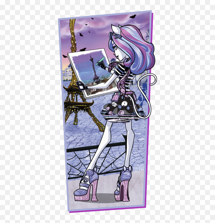 123 Images About Monster High On We Heart It - Catherine De Meow, HD Png Download - monster high png