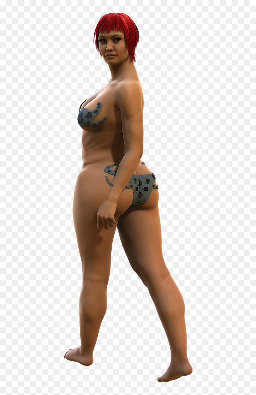 Plus-size Woman Bikini Free Photo, HD Png Download - bikini model png