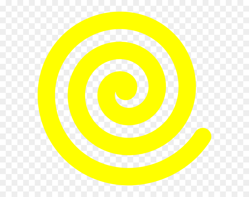 Follow The Yellow Brick Road Spiral Clipart - Spiral Clipart Yellow, HD Png Download - yellow brick road png