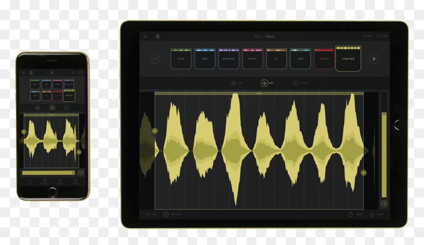 Blocs Wave, HD Png Download - music waves png