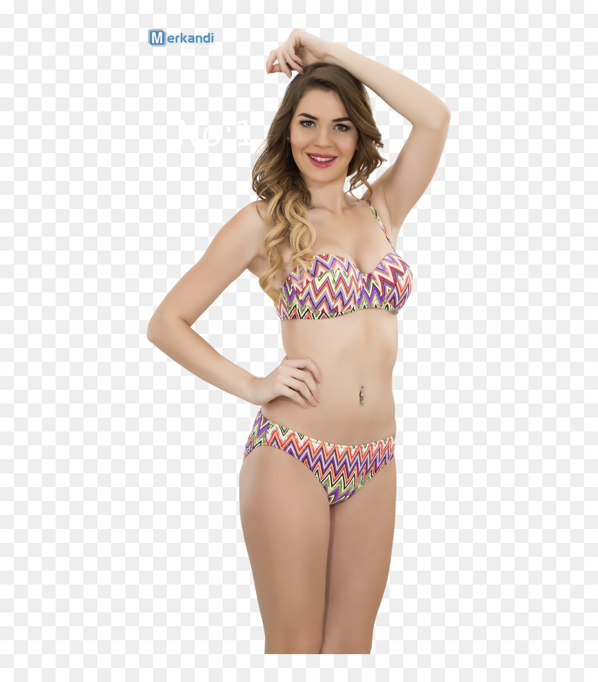 Model Ahsen 13 Eur Per Piece - Bra, HD Png Download - bikini model png