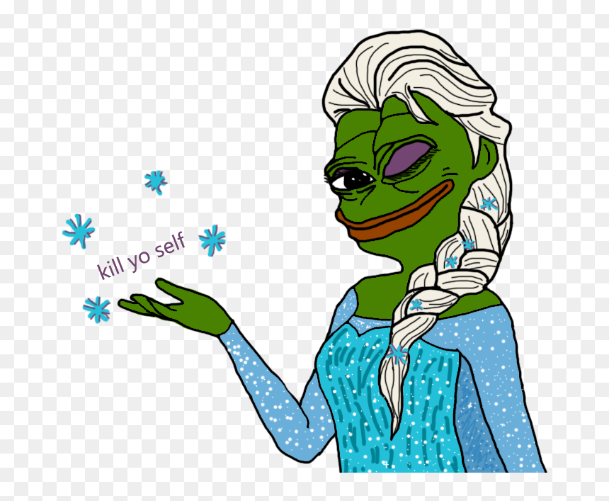 Pepe Elsa, HD Png Download - pepe face png