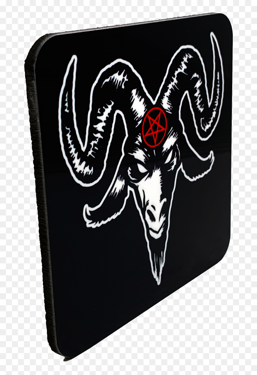 Baphomet Drink Coaster , Png Download - Emblem, Transparent Png - baphomet png