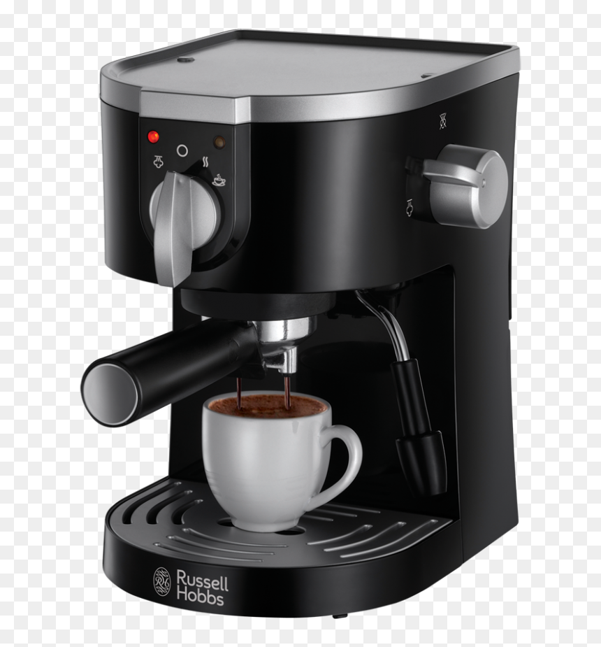 Coffee Machine Png Image - Russell Hobbs Espresso Machine, Transparent Png - coffe png
