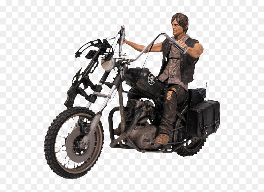 Walk8ng Dead Daryl Bike, HD Png Download - daryl dixon png
