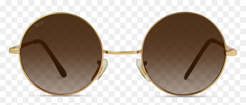 Boho Round Metal Frame Circle Sunglasses - Shadow, HD Png Download - circular frame png