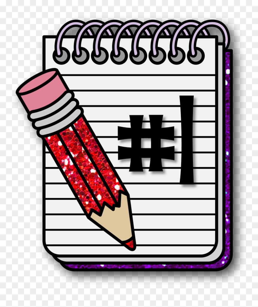 Notebook Clipart Compostion - Portable Network Graphics, HD Png Download - composition notebook png