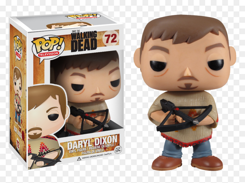 Walking Dead Funko Pop Daryl, HD Png Download - daryl dixon png
