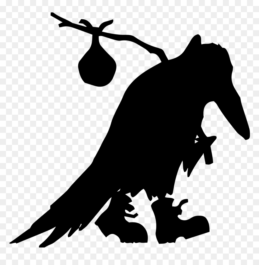 Raven"s Rest Hostel - Illustration, HD Png Download - raven silhouette png
