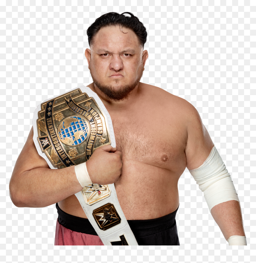 Picture - Samoa Joe Wwe Champion, HD Png Download - intercontinental championship png