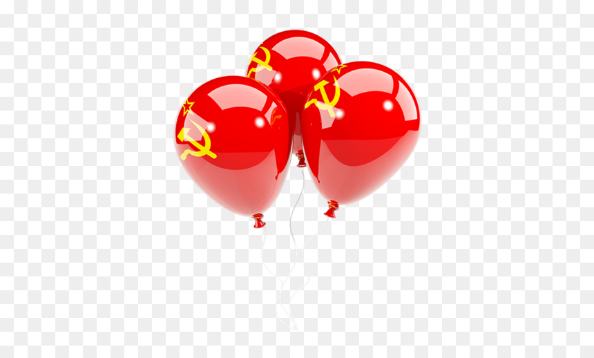 Download Flag Icon Of Soviet Union At Png Format - Balloon With Singapore Flag, Transparent Png - soviet star png