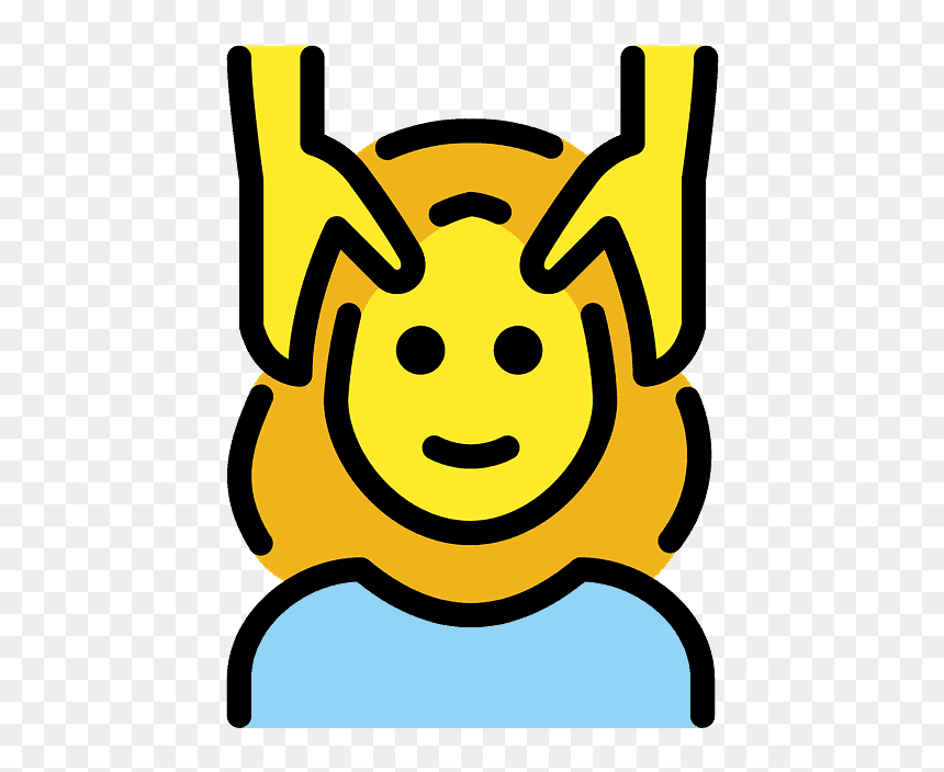 Woman Getting Massage Emoji Clipart, HD Png Download - emoji laughing png
