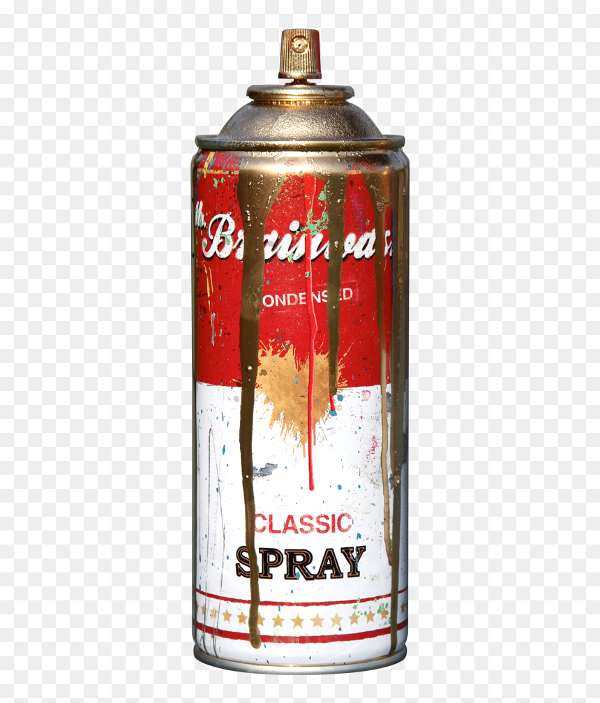 Mr. Brainwash, HD Png Download - spray can png