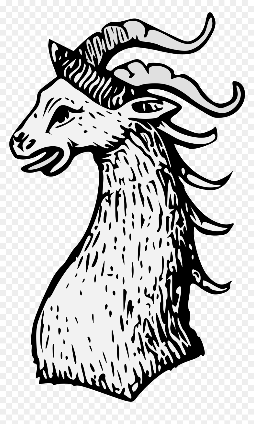 Illustration, HD Png Download - goat head png