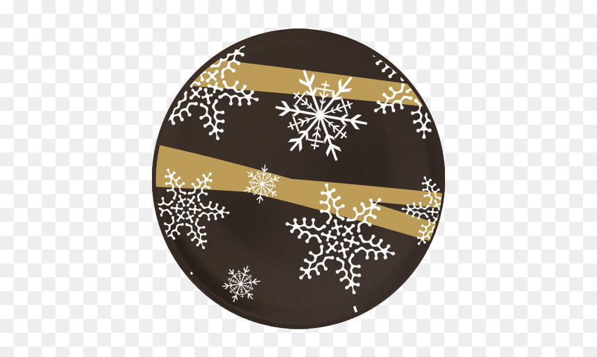 Circle, HD Png Download - gold snowflake png