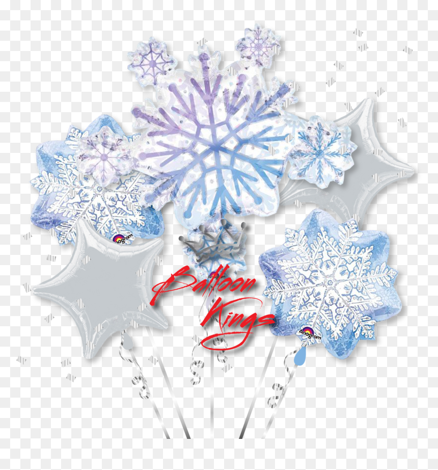 Snowflakes Bouquet, HD Png Download - snowflake emoji png