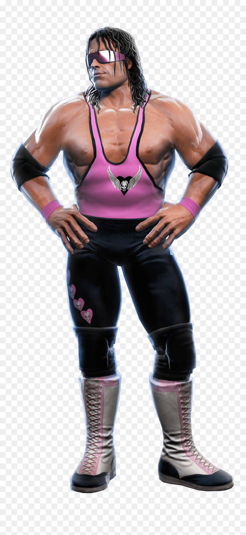 Bret Hart All Stars , Png Download - Wwe All Stars Bret The Hitman Hart, Transparent Png - bret hart png
