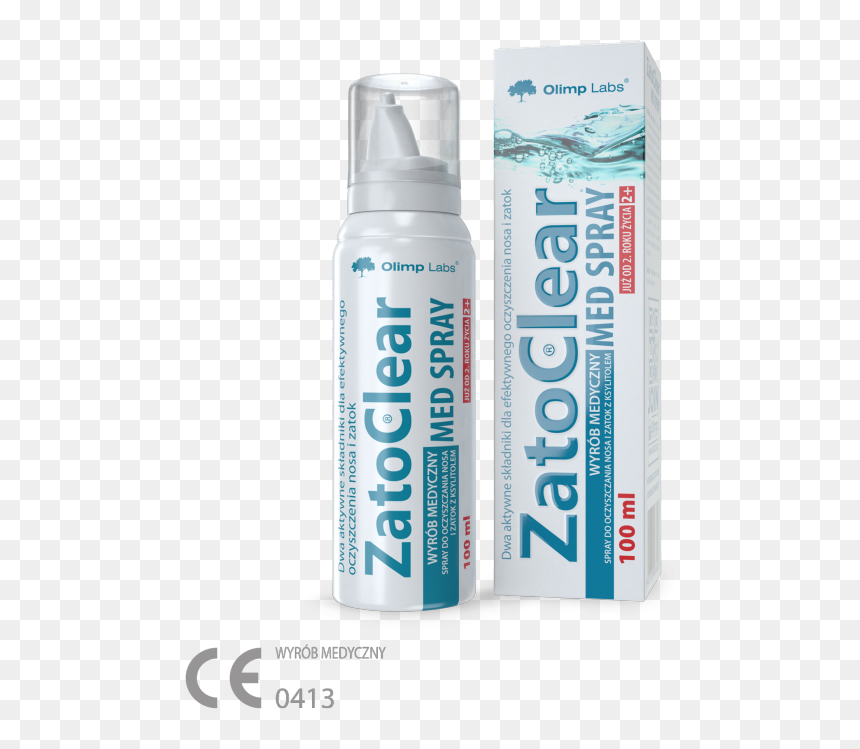 Zatoclear Med Spray - Olimp Zatoclear, HD Png Download - spray can png