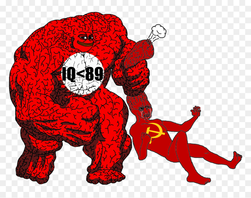 Transparent Brain Png - Big Brain Transparent Png, Png Download - pepe face png