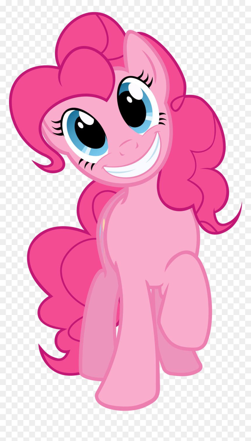 Pony Amnesia Love & Mysteries Pinkie Front Smiling - Cartoon, HD Png Download - amnesia png
