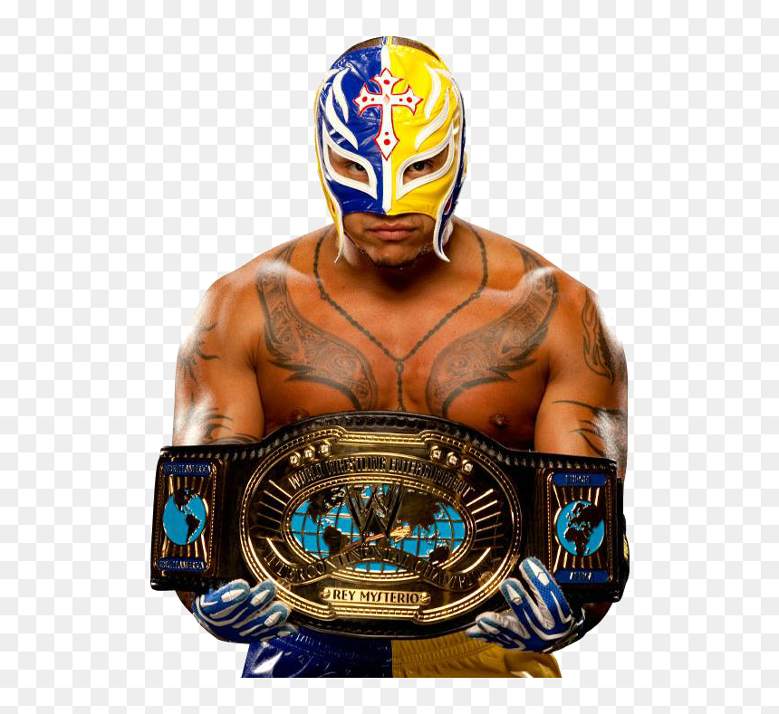 Rey Mysterio Png Clipart - Rey Mysterio Clipart, Transparent Png - intercontinental championship png