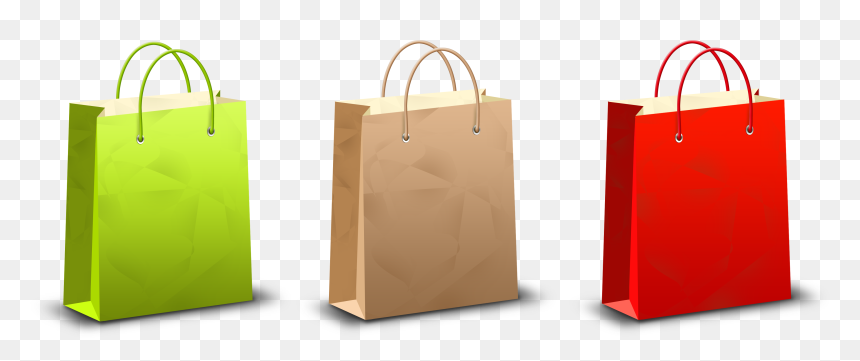 Shopping Bag Vector Png Viewing Gallery Bstommt - Vector Shopping Bag Png, Transparent Png - grocery bag png