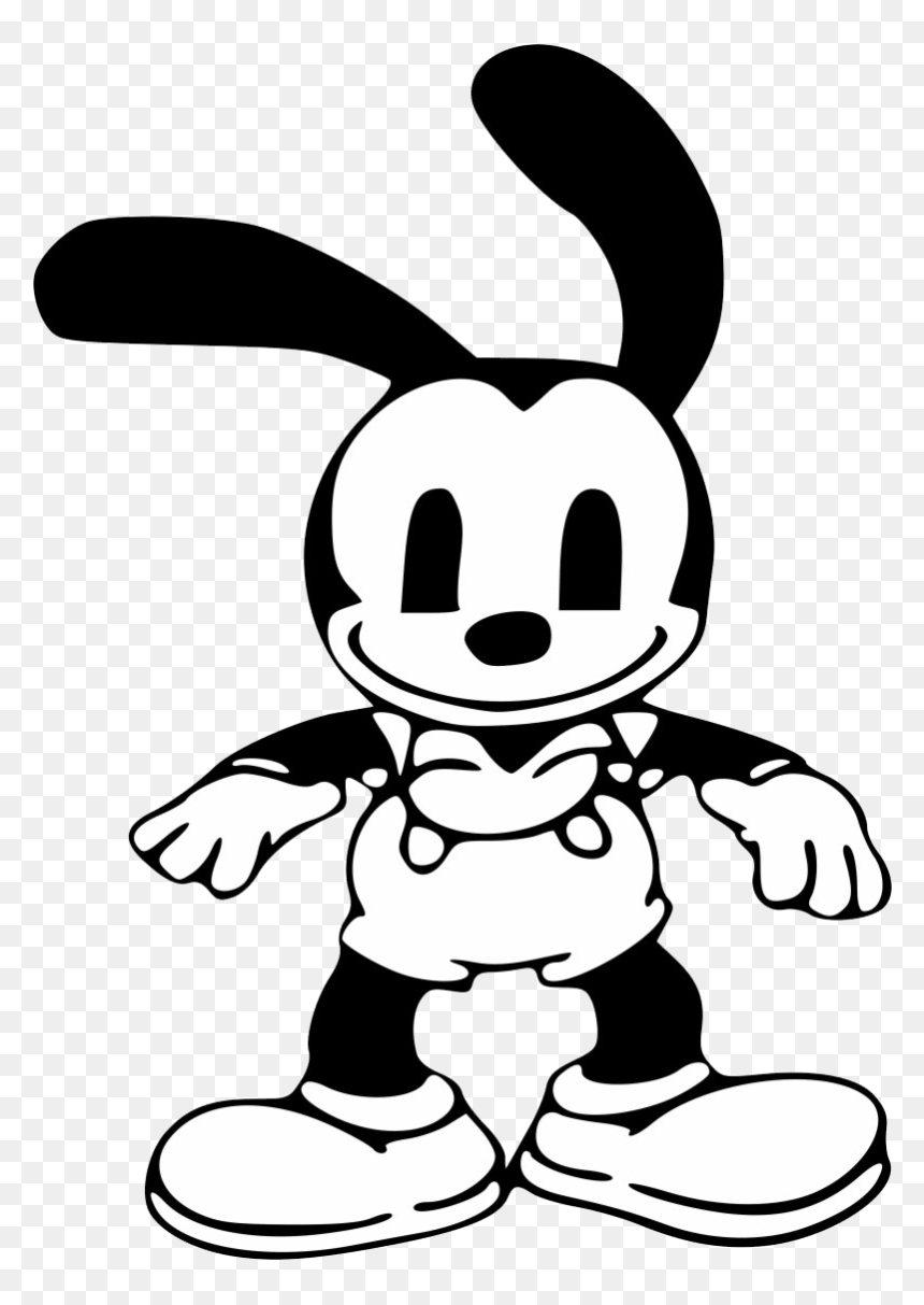 Oswald The Lucky Rabbit Png Pic - Oswald The Lucky Rabbit, Transparent Png - white rabbit png