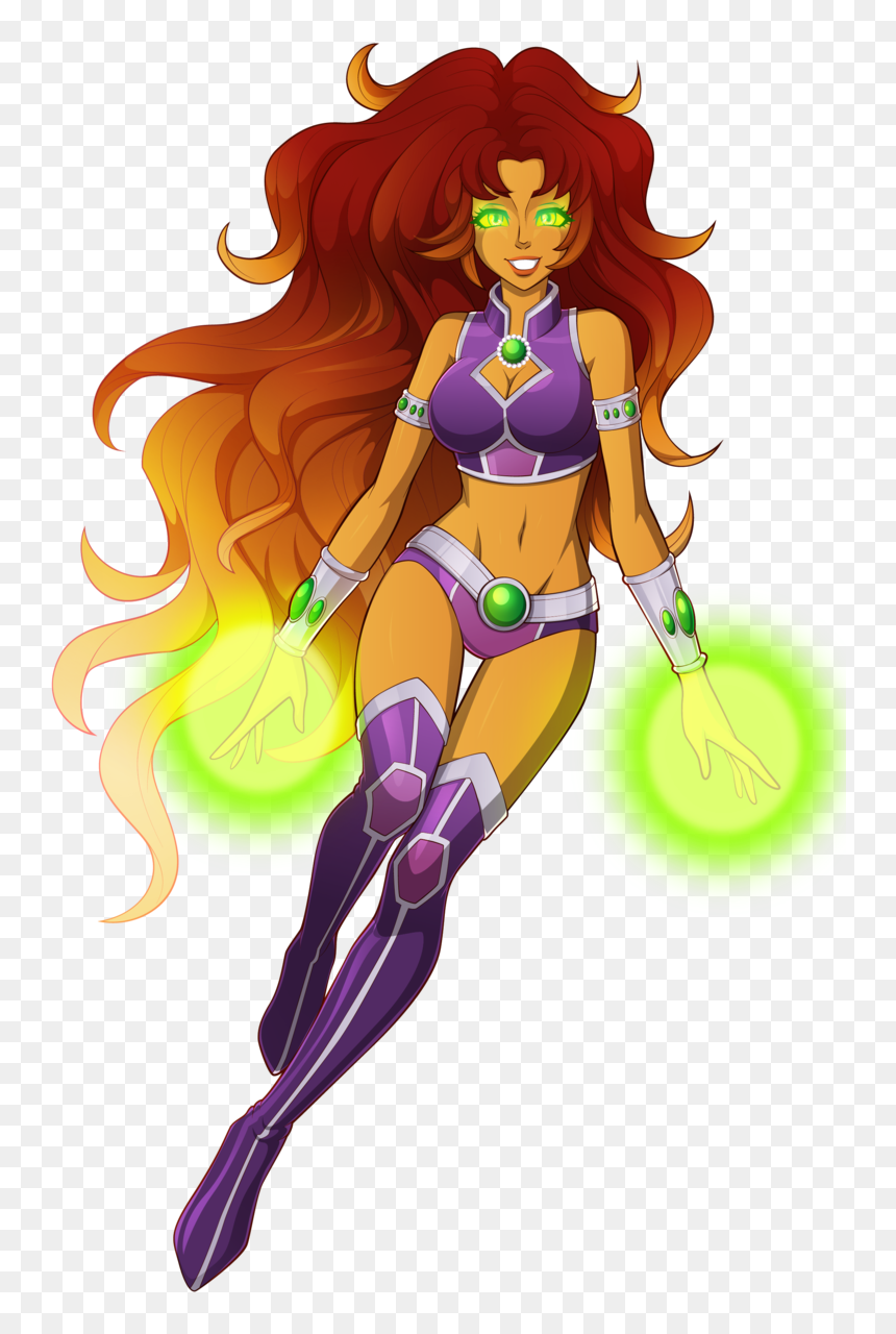 Starfire By Sparks220stars - Star Fire, HD Png Download - starfire png