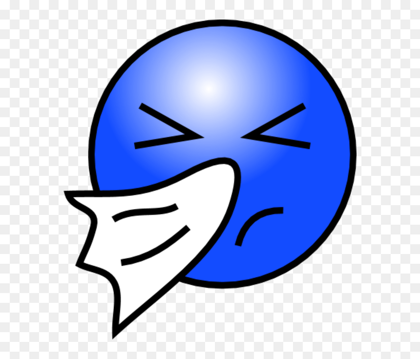 Smiley Face Sneezing - Clipart Sneezing, HD Png Download - smily face png