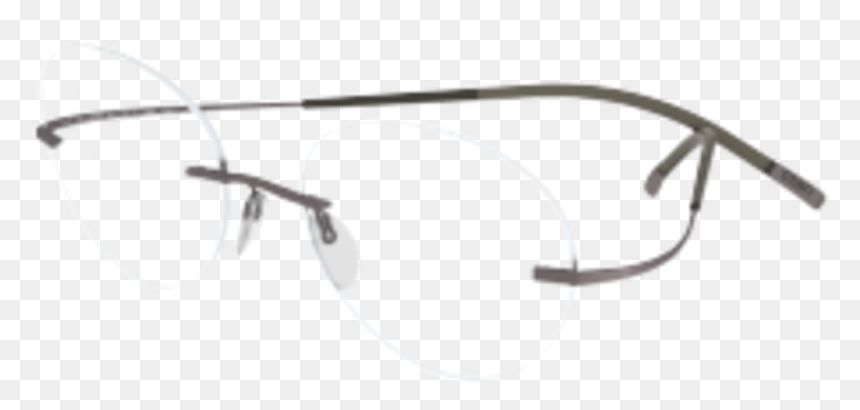 Silhouette Eyeglasses Titan Minimal Art Icon Chassis - Silhouette Glasses Rimless, HD Png Download - eyeglasses png