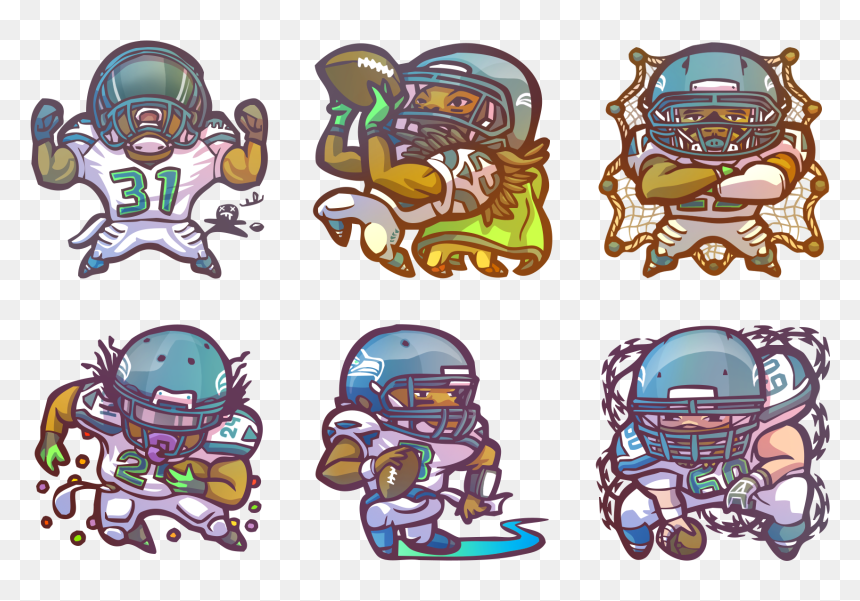 Free Kam Chancellor Png, Transparent Png - seahawks png