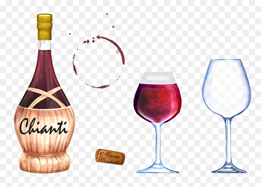 Wine Glass, HD Png Download - red wine png