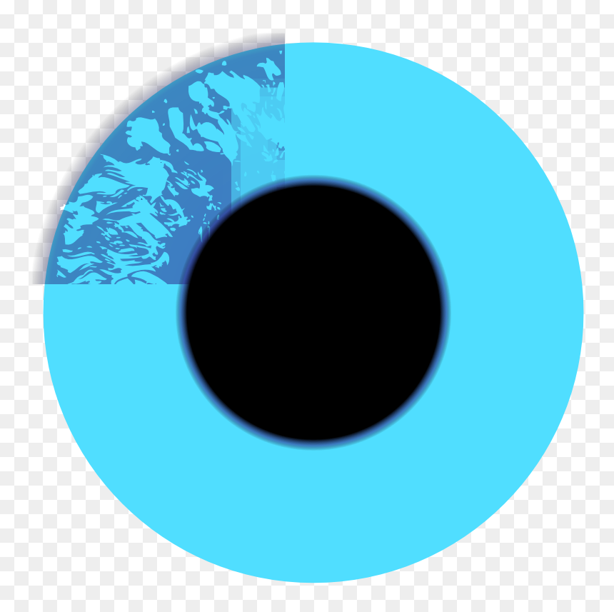 Custom Blue Eye Ball Mugs - Circle, HD Png Download - funny eyes png