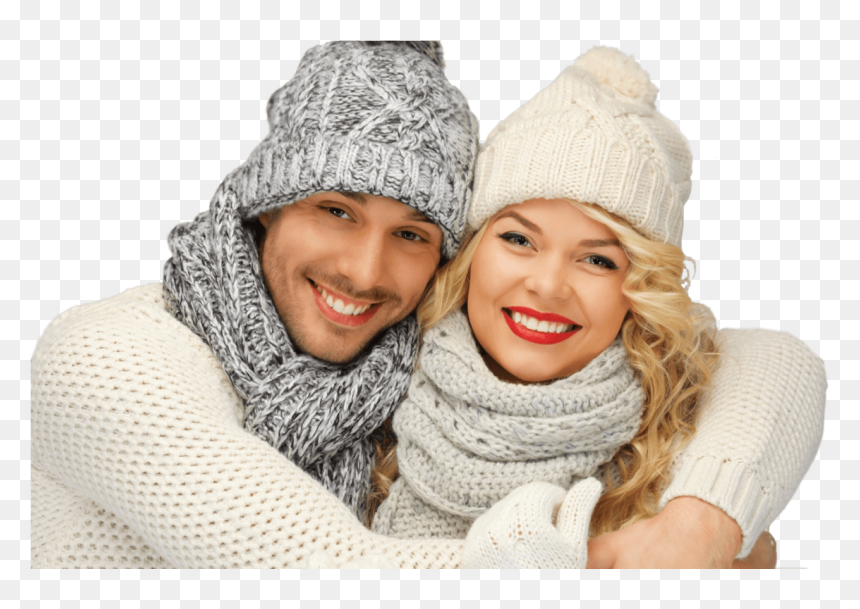مدل شال و کلاه ست زنانه و مردانه, HD Png Download - winter hat png