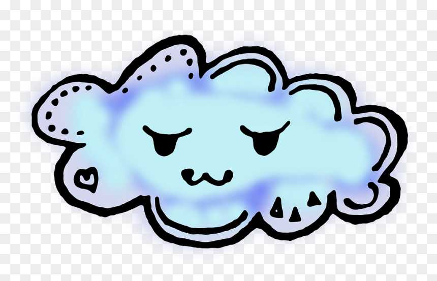 Cloud, HD Png Download - cloud drawing png