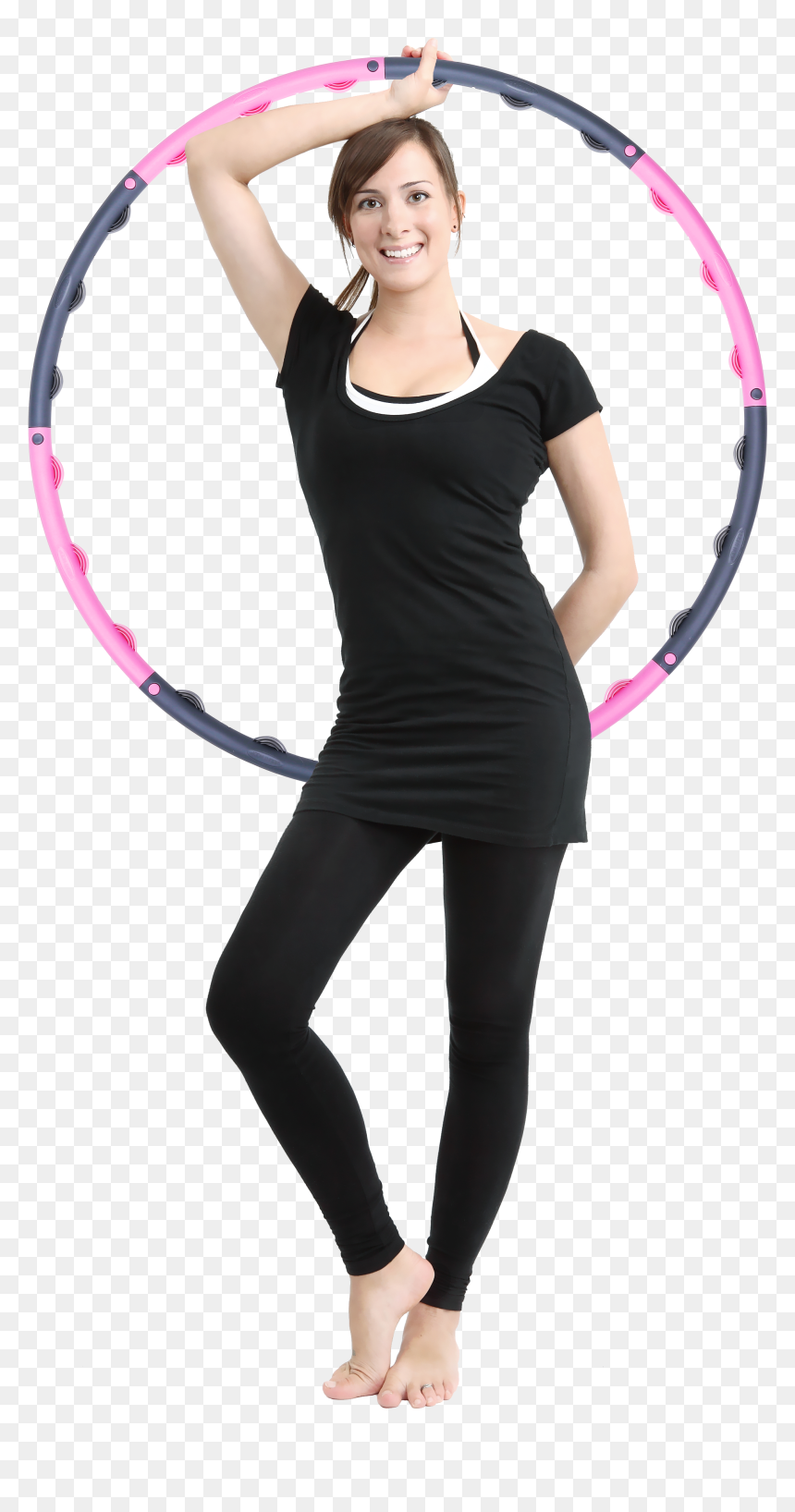 Unique Massage Hoop - Hula Hoop Exercise, HD Png Download - hula hoop png