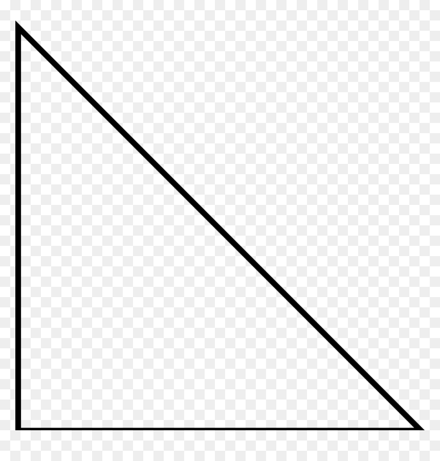 20 70 90 Üçgeni, HD Png Download - straight lines png