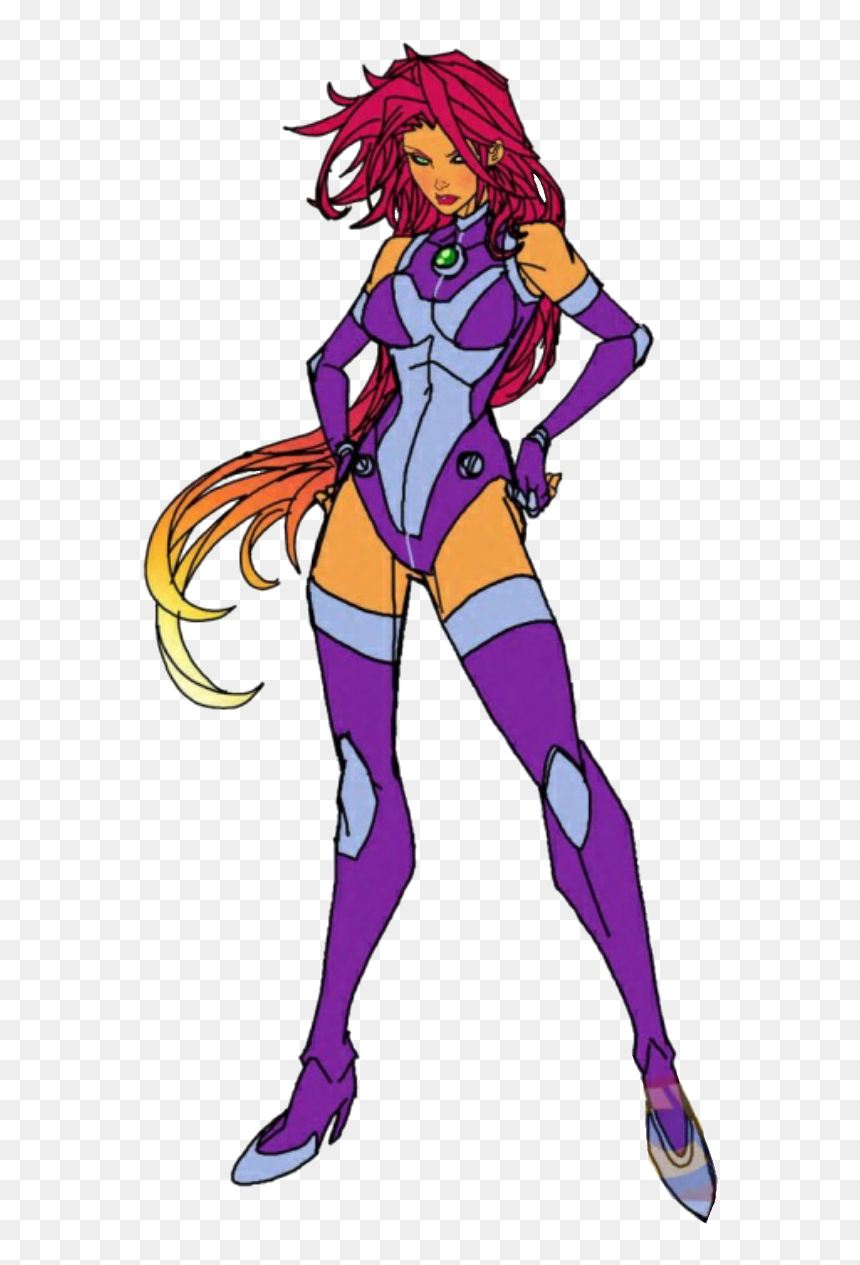 Starfire Rebirth Transparent By Asthonx1-da47iir - Starfire Teen Titans Rebirth, HD Png Download - starfire png