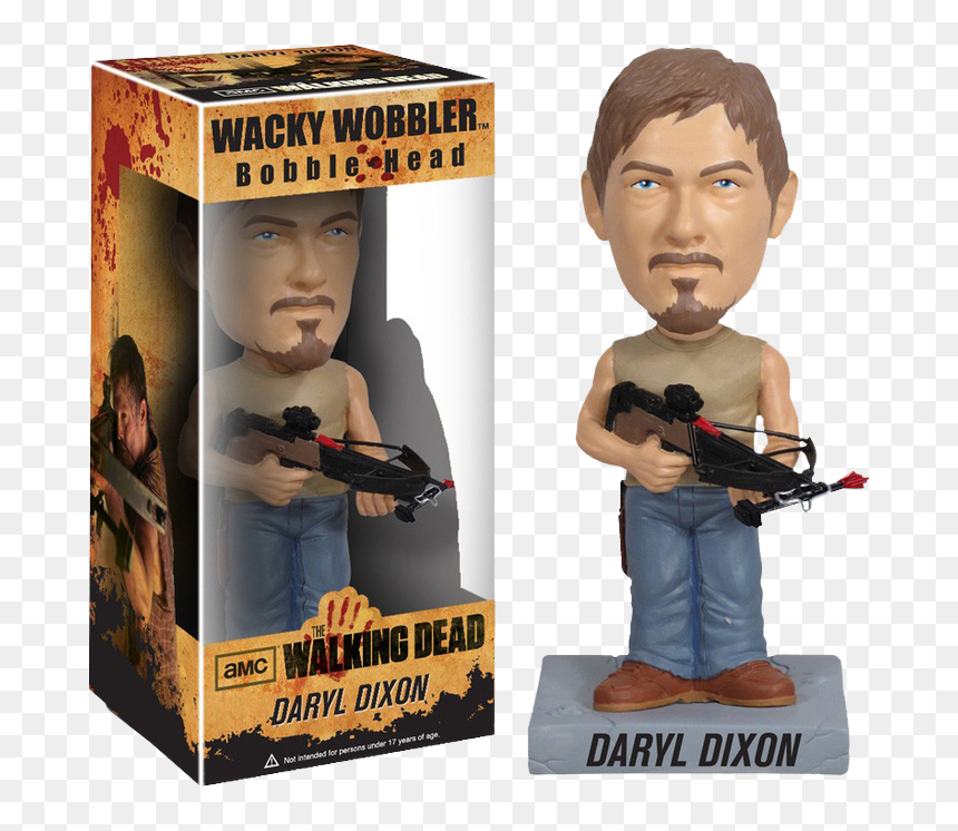 Bobble Head The Walking Dead, HD Png Download - daryl dixon png