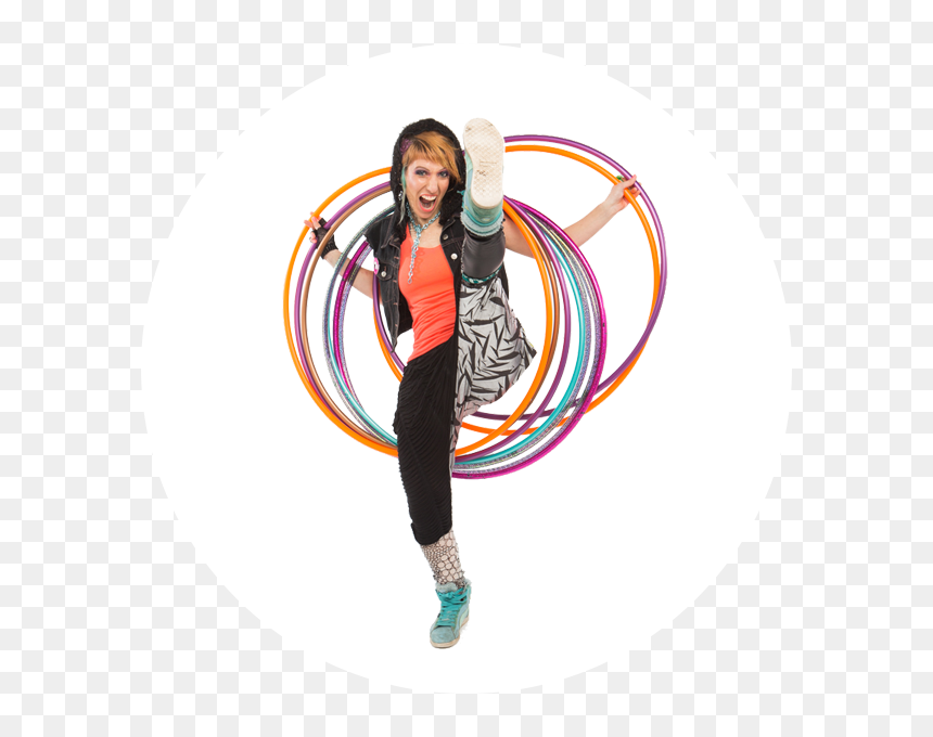 Hula Hoops Hooping Dance - Circle, HD Png Download - hula hoop png