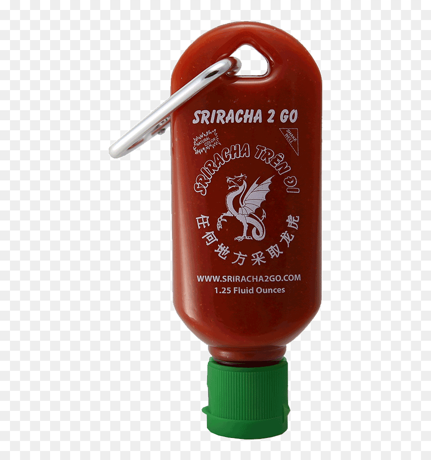 A Miniature Refillable Sriracha Bottle - Wild Turkey, HD Png Download - sriracha png