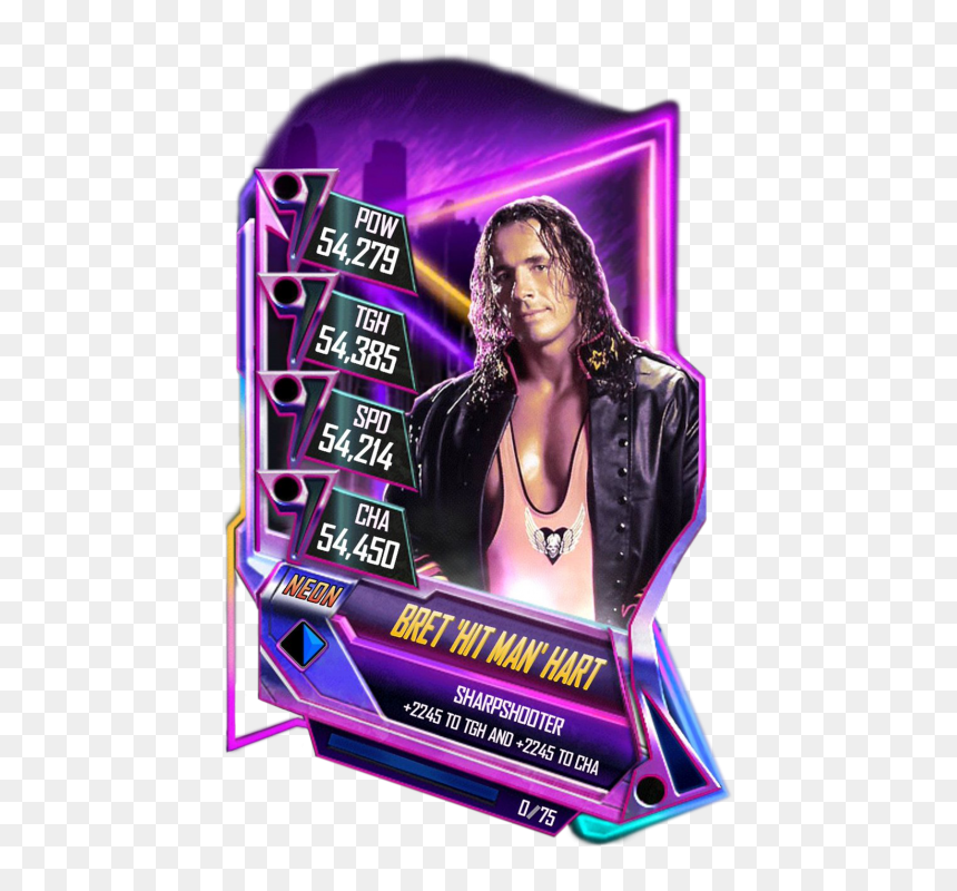 Becky Lynch Wwe Supercard, HD Png Download - bret hart png