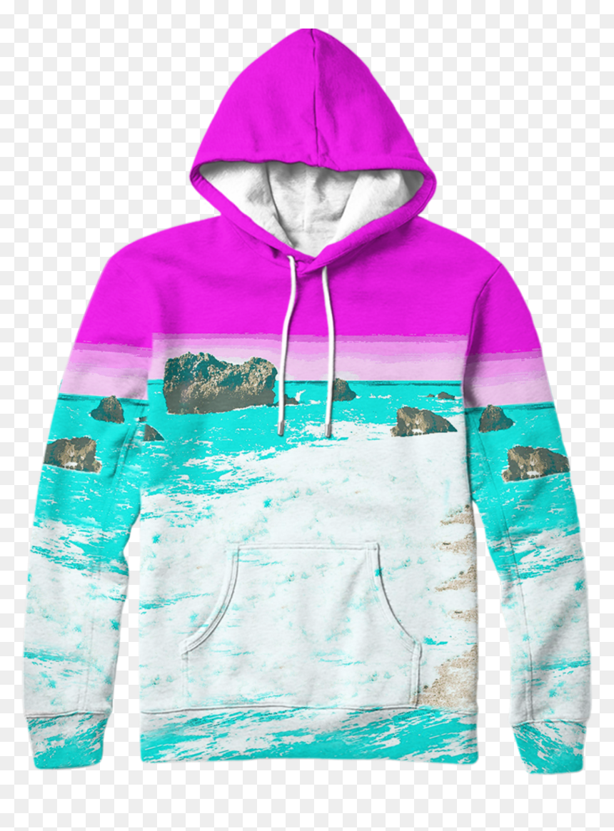 Vaporwave Palm Tree - Aesthetic Hoodies, HD Png Download - vaporwave transparent png