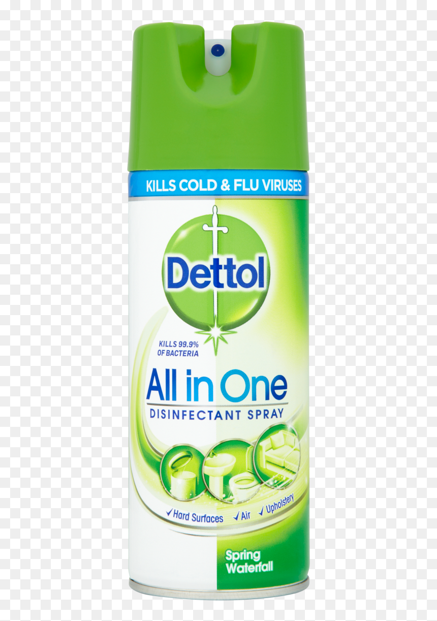 Dettol All In One Disinfectant Spray, HD Png Download - spray can png